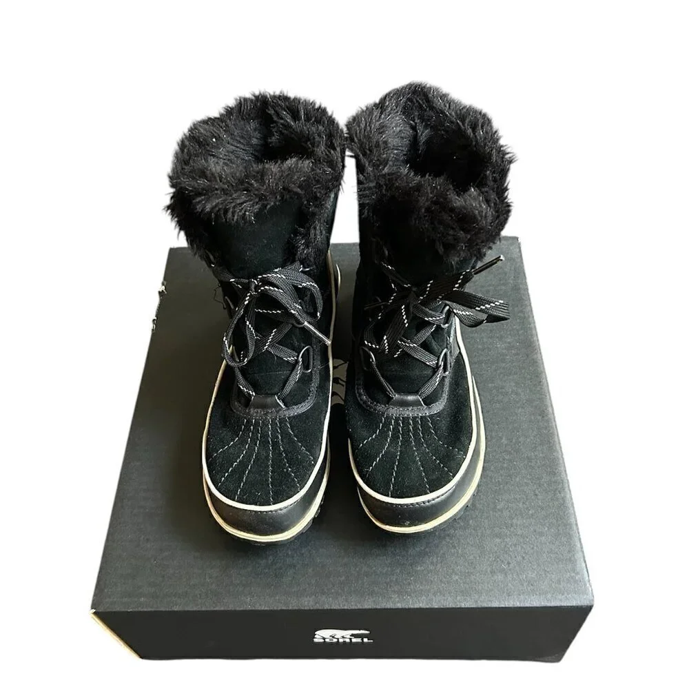 SOREL Tivoli II Black Ankle Waterproof Winter Boots US 7 - Picture 3 of 7